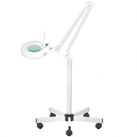 Förstoringslampa / bordslampa S5 LED med stativ vit