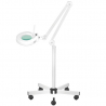 Förstoringslampa / bordslampa S5 LED med stativ vit