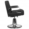 Barberarstol / frisörstol GABBIANO RUFO svart