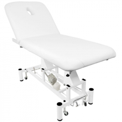 Elektrisk behandlingsbänk / massagebänk AZZURRO 684 1-motor vit