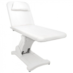 Elektrisk behandlingsbänk / massagebänk AZZURRO 808 vit 2-motor