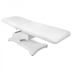 Elektrisk behandlingsbänk / massagebänk AZZURRO 808 vit 2-motor