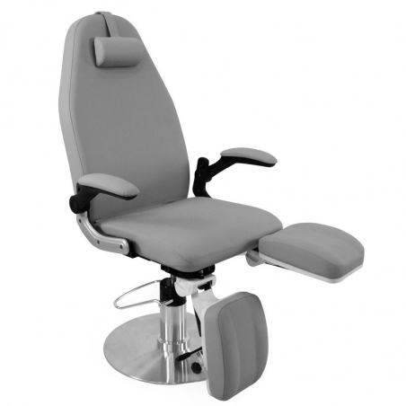 Fotvårdsstol / behandlingsbänk grå AZZURRO 713A PEDI Fotvårdsstol / behandlingsbänk grå AZZURRO 713A PEDI