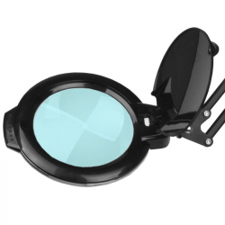 Förstoringslampa / arbetslampa svart med bordsfäste LED MOONLIGHT 8012/5