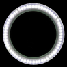 Förstoringslampa / arbetslampa 6014 LED 5 dioptrier vit med stativ