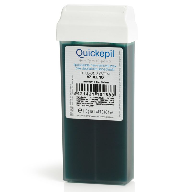 Vax patron / kassett QUICKEPIL Azulen 110 g för paraffinvärmare Roll On