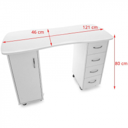 Manikyrbor / sminkbord / skrivbord 2027 BP vit