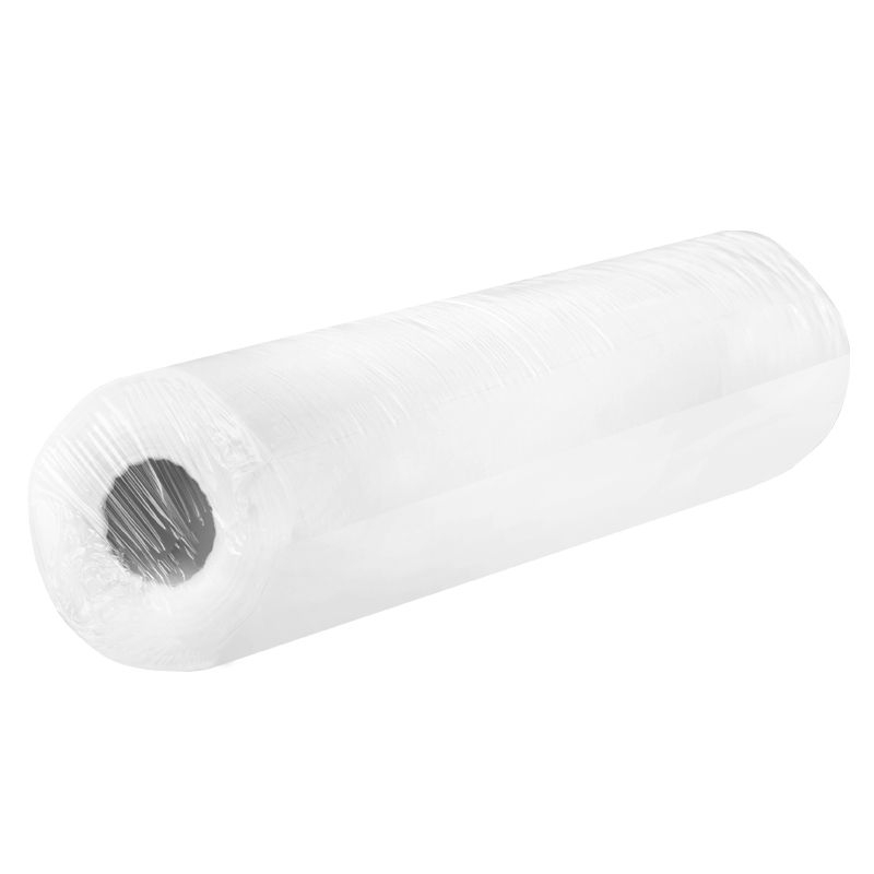Kosmetisk engångsunderlägg i fleece 1,0 x 100m vit perforerad Kosmetisk engångsunderlägg i fleece 1,0 x 100m vit perforerad