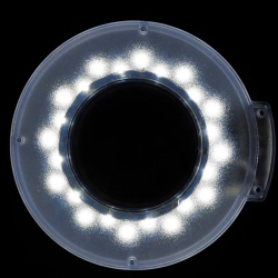 Förstoringslampa / bordslampa S5 LED vit