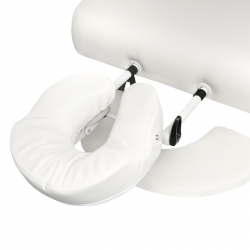 Behandlingsbänk / massagebänk AZZURRO 336 vit, 1-motor