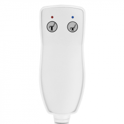 Behandlingsbänk / massagebänk AZZURRO 336 vit, 1-motor