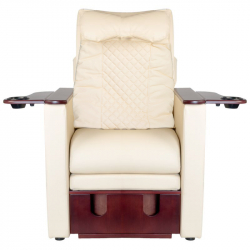 Elektrisk pedikyrstol / fotvårdsstol AZZURRO 101 beige med benstöd och massage