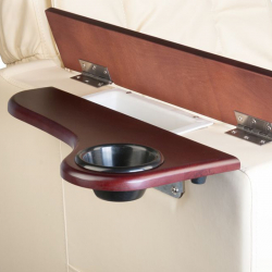 Elektrisk pedikyrstol / fotvårdsstol AZZURRO 101 beige med benstöd och massage