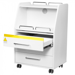 Lådhurts AZZURRO 601 vit med inbyggd UV-C sterilisering