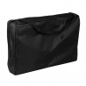 Bärbar massagebänk / behandlingsbänk ALUMINIUM COMFORT svart + väska