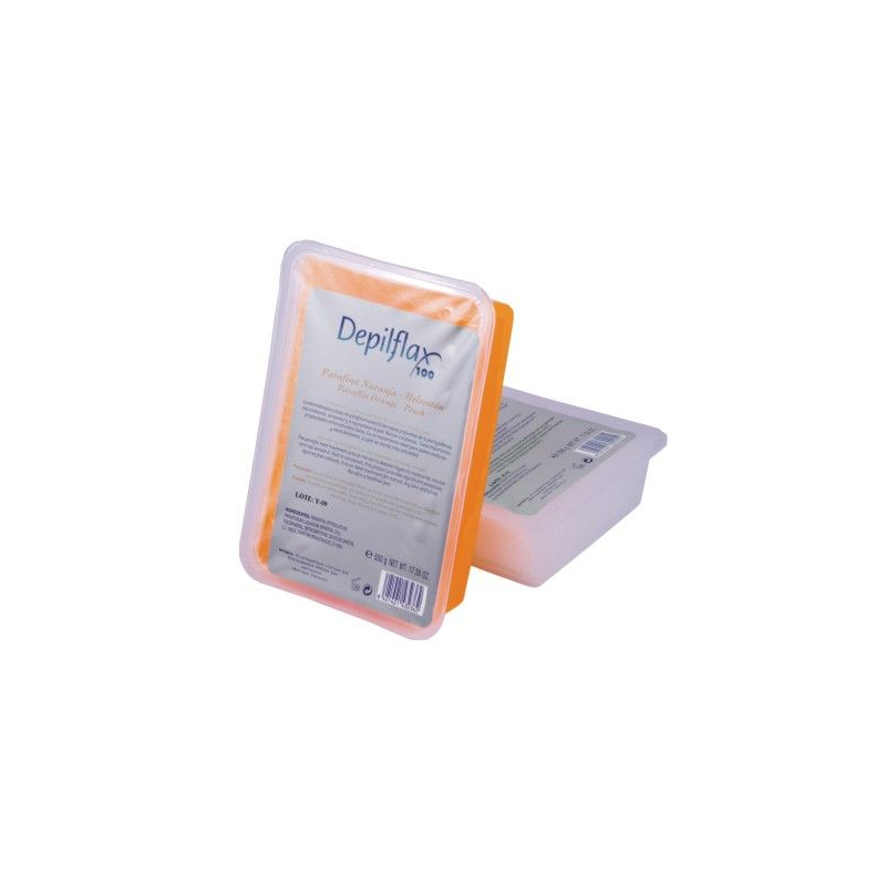 Paraffin för behandling DEPILFLAX med apelsin- och persikadoft 500g