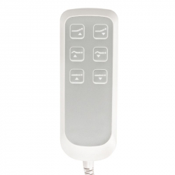 Elektrisk behandlingssäng vit LUX 3-motor