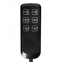 Elektrisk behandlingsbänk / behandlingsstol svart LUX 3-motor
