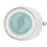 Förstoringslampa / arbetslampa ELEGANTE 6025 LED vit med stativ / hjul
