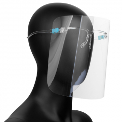 Visir SUPER LIGHT med glasögon + 5 skärmar