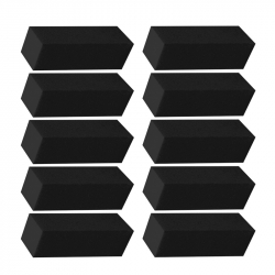 Nagelbuffer block svart 10 pack