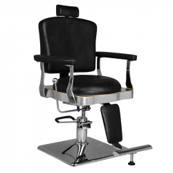 Barberarstol / frisörstol HAIR SYSTEM SM180 svart