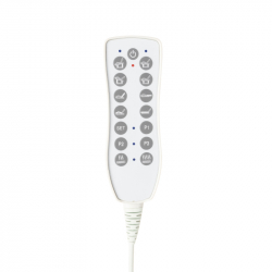 Elektrisk behandlingsbänk / massagesäng AZZURRO 838A, uppvärmning, 4-motor, beige / svart