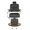 Barberarstol GABBIANO FILIPPO GOLD svart