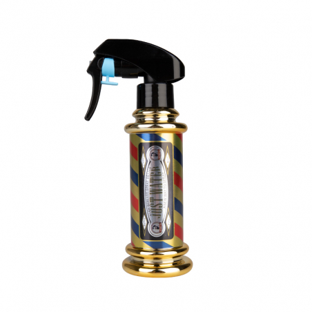 Vattenspruta A-12 200ml BARBERSHOP POLE guld