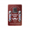 Plåtskylt B030 för barbershop, frisörsalong