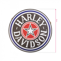 Plåtskylt HD002 HARLEY-DAVIDSON för barbershop, frisörsalong