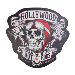 Plåtskylt N175 Hot Rods för barbershop, frisörsalong