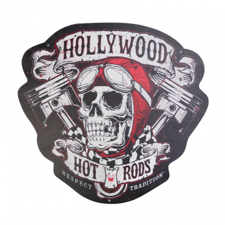 Plåtskylt N175 Hot Rods för barbershop, frisörsalong