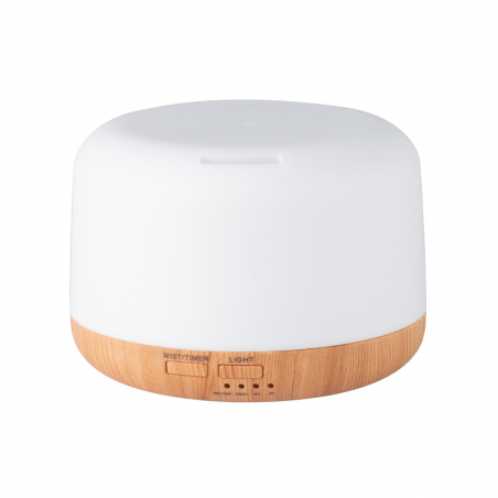 Luftfuktare / aroma diffuser SPA 01 LIGHT WOOD med aromaterapi 300ml med timer