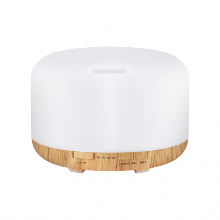 Luftfuktare / aroma diffuser SPA 03 LIGHT WOOD med aromaterapi 500ml med timer