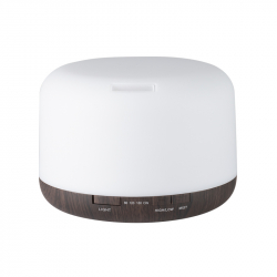 Luftfuktare / aroma diffuser SPA 03 DARK WOOD med aromaterapi 500ml med timer