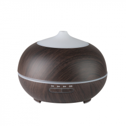 Luftfuktare  / aroma diffuser SPA 06 DARK WOOD med aromaterapi 400 ml med timer