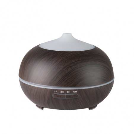 Luftfuktare  / aroma diffuser SPA 06 DARK WOOD med aromaterapi 400 ml med timer