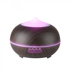 Luftfuktare  / aroma diffuser SPA 06 DARK WOOD med aromaterapi 400 ml med timer