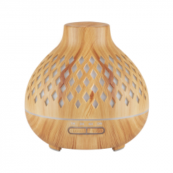 Luftfuktare  / aroma diffuser SPA 10 LIGHT WOOD med aromaterapi 400 ml med timer