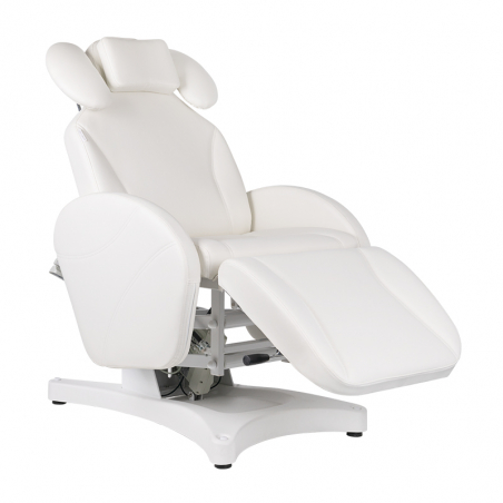 Behandlingsstol IVETTE EYELASH vit, 1-motor (ögonfransar / ögonbryn)