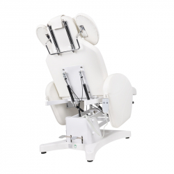 Behandlingsstol IVETTE EYELASH vit, 1-motor (ögonfransar / ögonbryn)