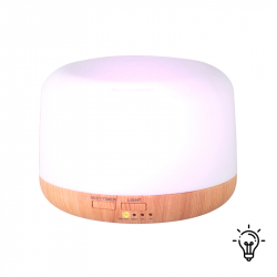 Luftfuktare / aroma diffuser SPA 01 LIGHT WOOD med aromaterapi 300ml med timer