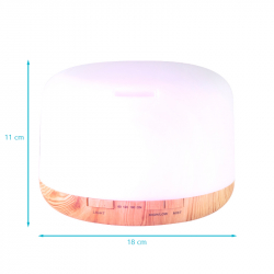 Luftfuktare / aroma diffuser SPA 03 LIGHT WOOD med aromaterapi 500ml med timer
