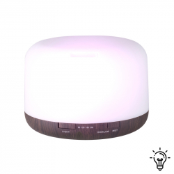 Luftfuktare / aroma diffuser SPA 03 DARK WOOD med aromaterapi 500ml med timer