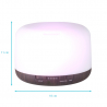 Luftfuktare / aroma diffuser SPA 03 DARK WOOD med aromaterapi 500ml med timer