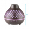Luftfuktare / aroma diffuser SPA 10 DARK WOOD med aromaterapi 400 ml med timer