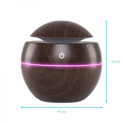 Luftfuktare SPA / aroma diffuser 16 DARK WOOD med aromaterapi 130ml