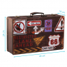Frisörväska / barberarväska ROUTE66 till frisörsaxar / klippsaxar