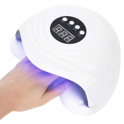 LED / UV nagellampa 108W med timer och sensor